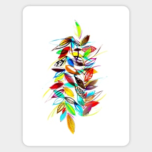 LEAVES COLORS Sticker